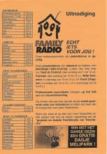 Flyer, september 1999, naar aanleiding van de eerste verjaardag.