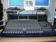 In de opname-studio (foto: april 2006)