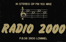 Radio 2000 Lommel FM 103