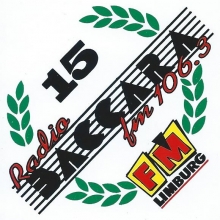 Sticker uit 1996 naar aanleiding van 15 jaar radio Baccara