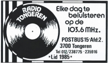 Radio Tongeren FM 103.6