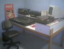 De studio van Extra FM Zutendaal