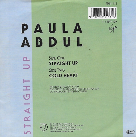 Paula Abdul - straight up