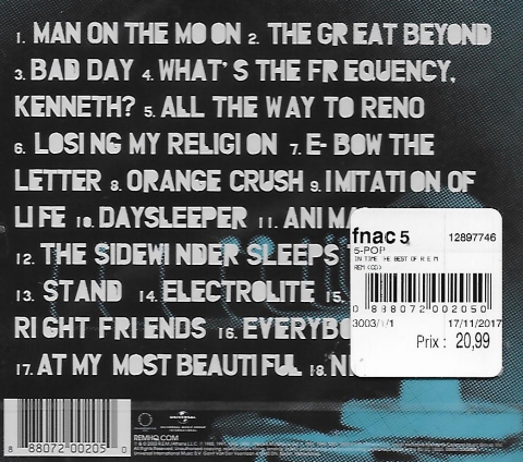 The best of R.E.M.
