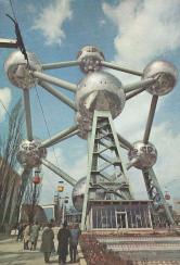 Postkaart Brussel atomium
