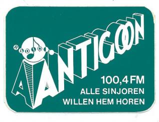Sticker Radio Antigoon Antwerpen