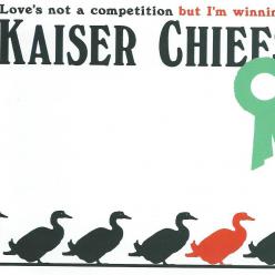 Kaiser Chiefs love's not a competition